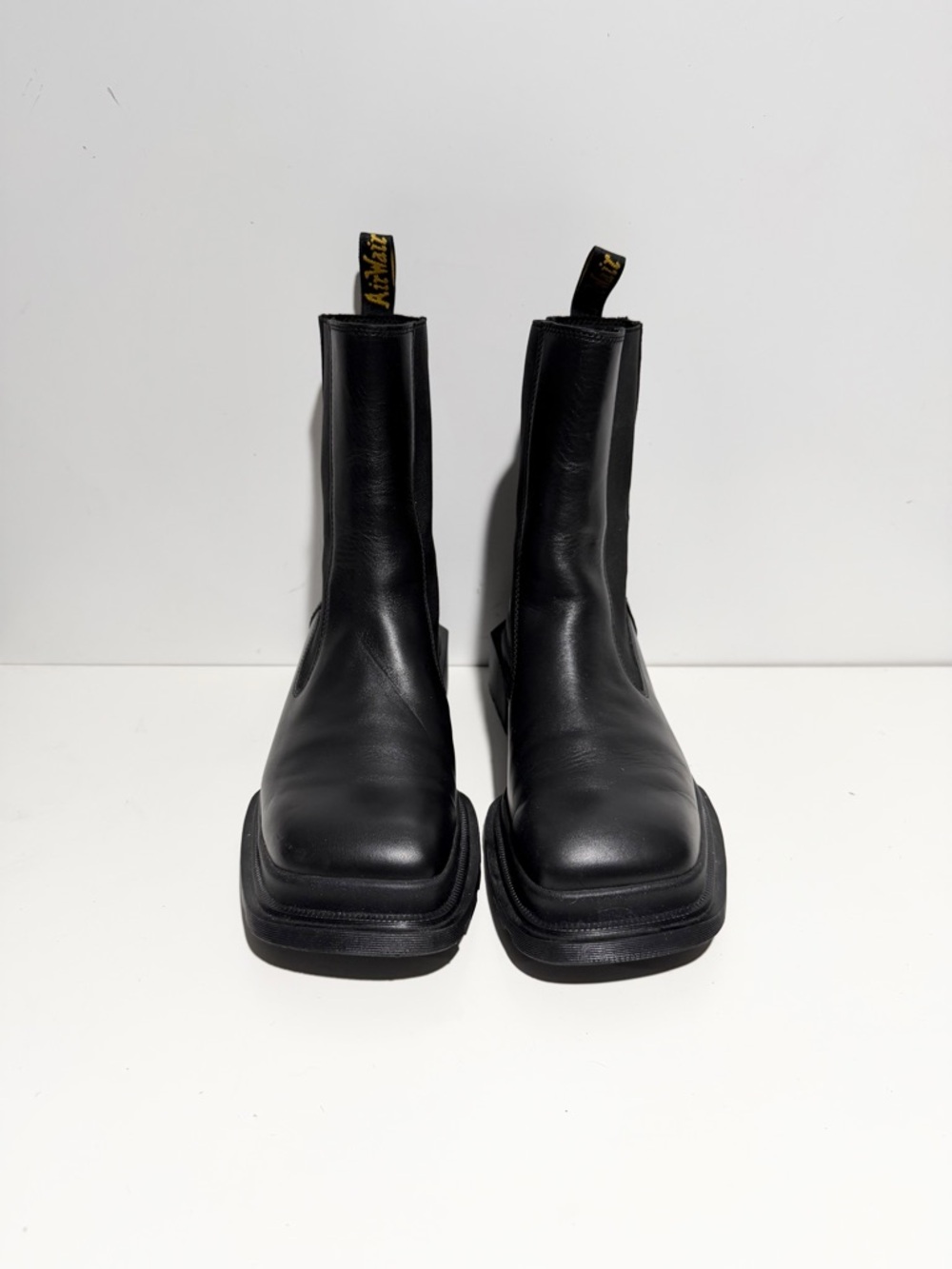 Dr Martens Maybole chelsea boots in black leather Women’s Black Chelsea Platform - Picture 3 of 10